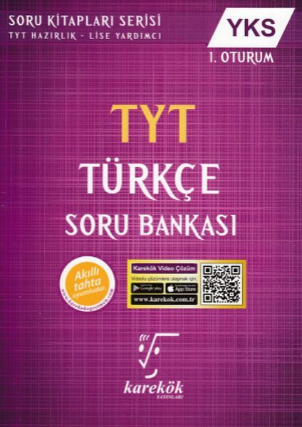 Karekök YKS TYT Türkçe Soru Bankası 1. Oturum