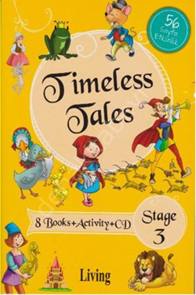 Timeless Tales Stage 3 ( 8 Kitap + Cd + Activity), Living English Dict