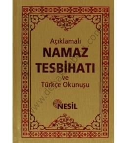 Açıklamalı Namaz Tesbihatı ve Türkçe Okunuşu