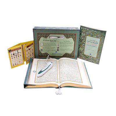 Hayrat Neşriyat  Rahle Boy Kur'an Okuyan Kalem (Yeşil)