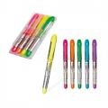 AIHAO 601-4 FOSFORLU İŞARET KALEMİ 4 LÜ PAKET