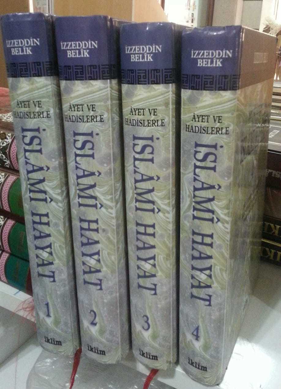 2. el, Ayet ve Hadislerle İslami Hayat, İzeddin Belik, 4 cilt Takım