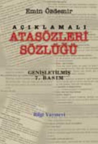 Açıklamalı Atasözleri Sözlüğü, Emin Özdemir