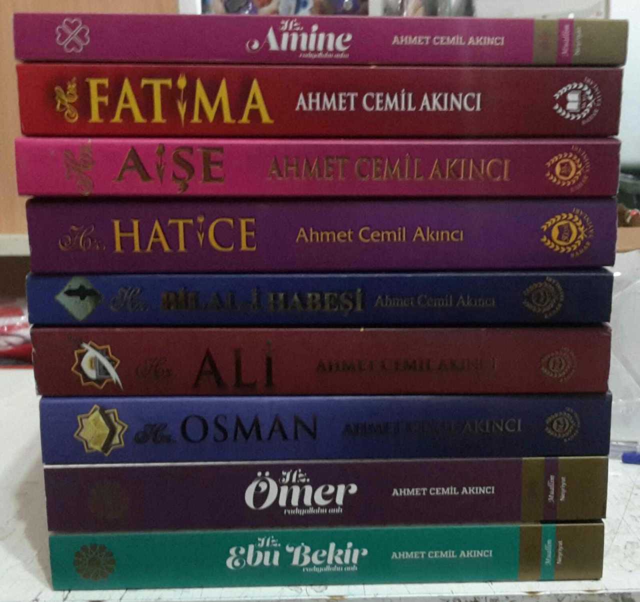 Ahmet Cemil Akıncı Seti Sahabe Hayatları 9 Kitap