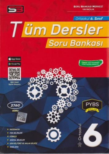 SBM 6. Sınıf Tüm Dersler Soru Bankası