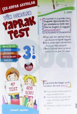 Tüm Dersler Yaprak Test-3.Sınıf, Element