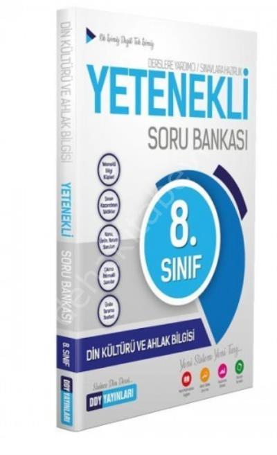 8. Sınıf Din Kültürü ve Ahlak Bilgisi Yetenekli Soru Bankası , Ddy Yayınları