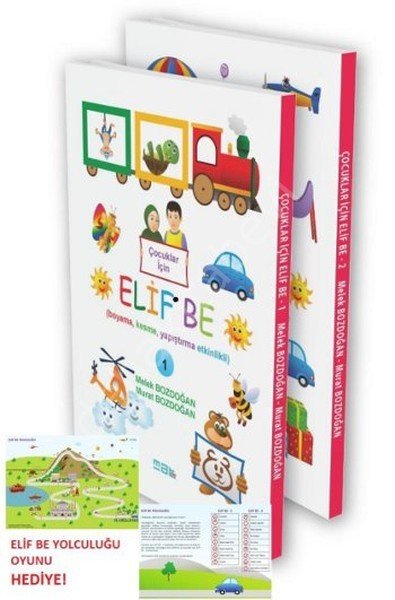 Çocuklar için Elif Be (2 Kitap Takım), Mat Kitap