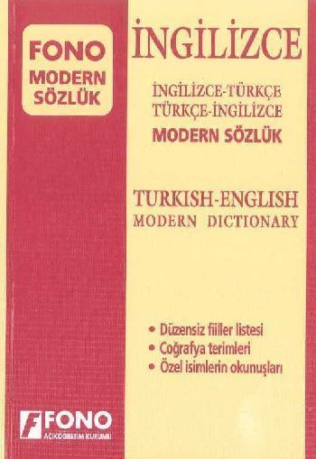 Fono İngilizce Modern Sözlük İngilizce Türkçe Türkçe İngilizce