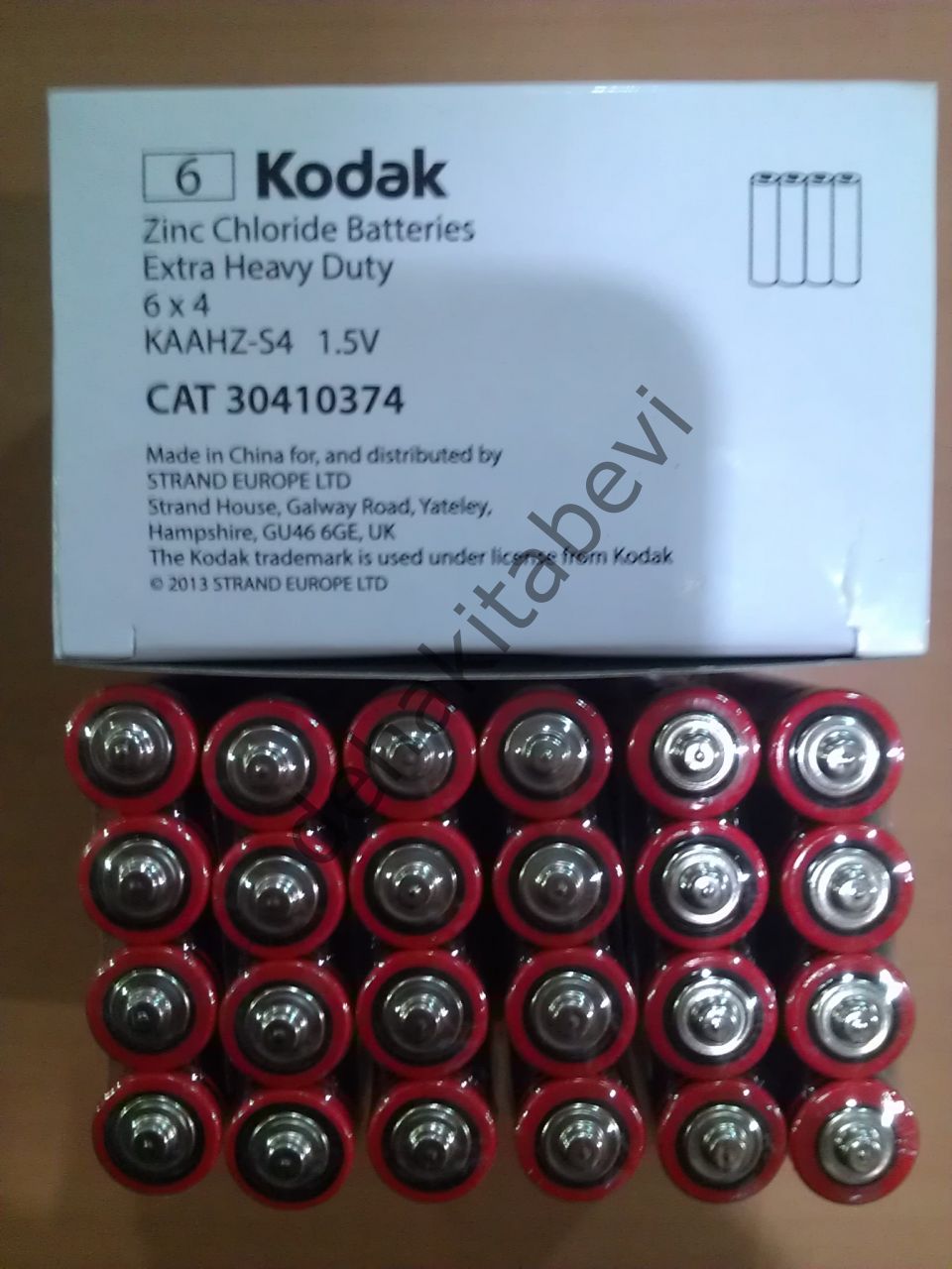 Kodak Kalem Pil, AA R6P UM3 1.5 V, 24 adet