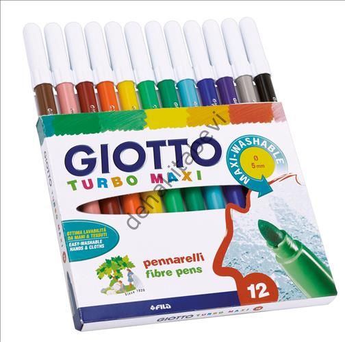 GIOTTO TURBO MAXI KEÇELİ KALEM 12 Lİ