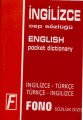 Fono İngilizce Türkçe Türkçe İngilizce Cep Sözlüğü