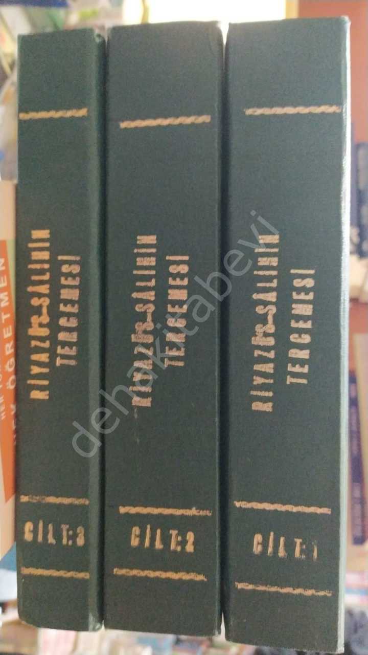 2.e,l Riyazsüz Salihin 3 cilt Diyanet ciltli, takım