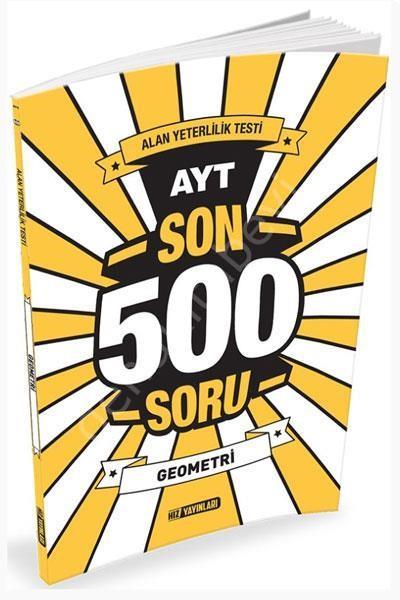 Hız AYT Son 500 Soru Geometri, Hız Yayınları