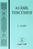 Avamil Tercümesi, Zeycan Aydın