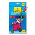 ADEL KURU BOYA JUMBO HEXA 12 RENK Tam Boy  9510