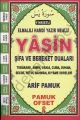 Elmalılı Hamdi Yazır Mealli Yasin Şifa ve Bereket Duaları (Yas-133, Fihristli)