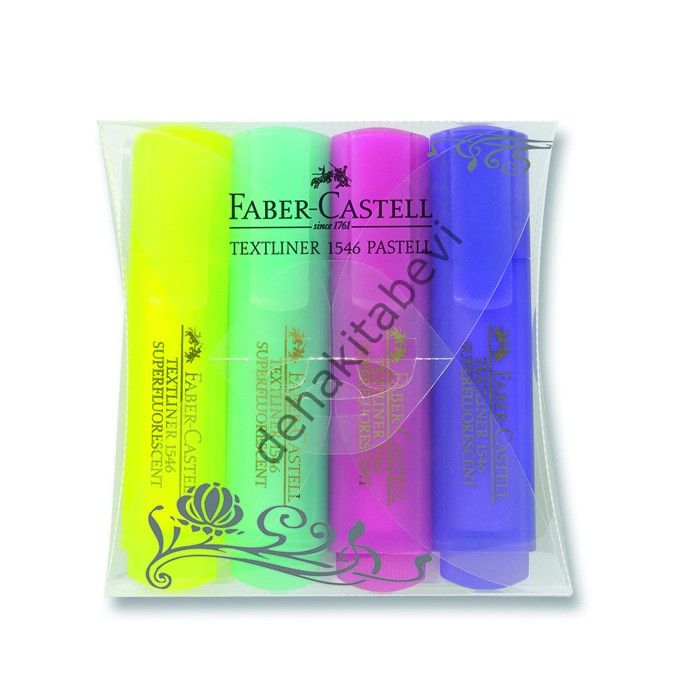 Faber-Castell Textliner Fosforlu Kalem, 3+1