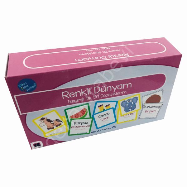 EZO-Etkin Zeka Oyunları, Renkli Dünyam-Resimli İlk Sözcüklerim, Akıllı Yayınevi