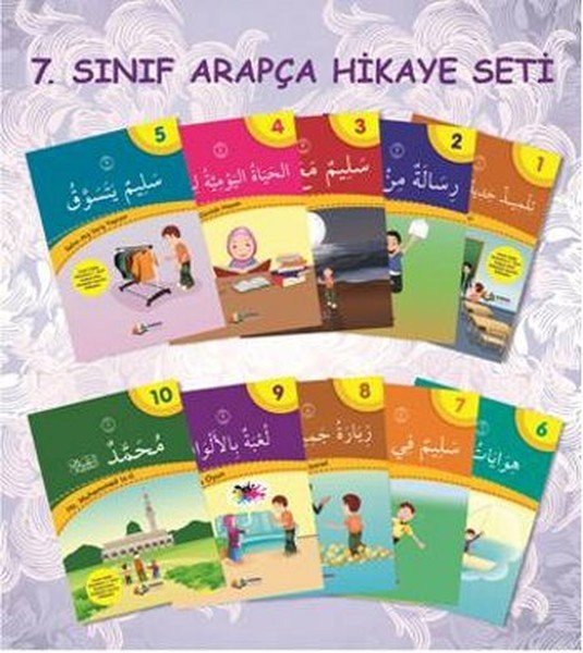 Hikayelerle Arapça Öğreniyorum Serisi 7. Sınıf Arapça Hikaye Seti