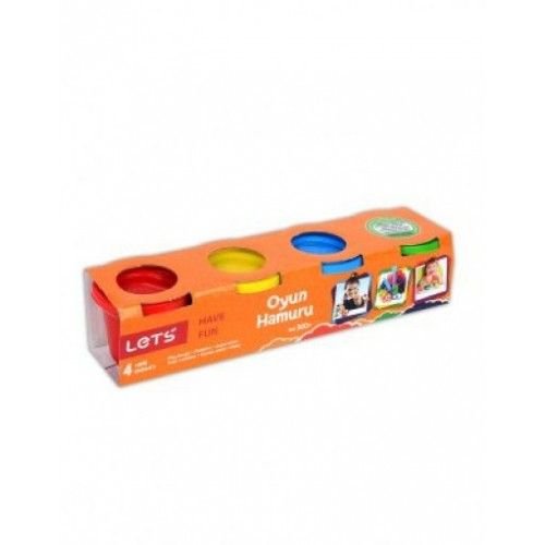 Lets 4 Renk Oyun Hamuru 300gr. L8240