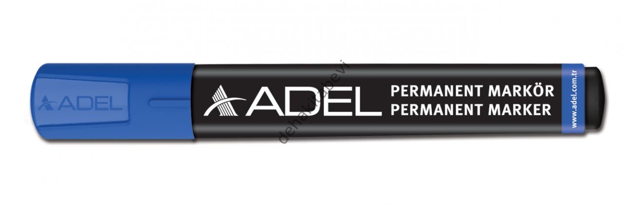 Adel Permanent Markör Yuvarlak Uç 12'li, Mavi
