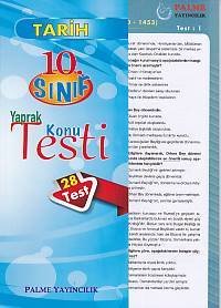 Palme 10. Sınıf Tarih Yaprak Konu Testi 28 Test