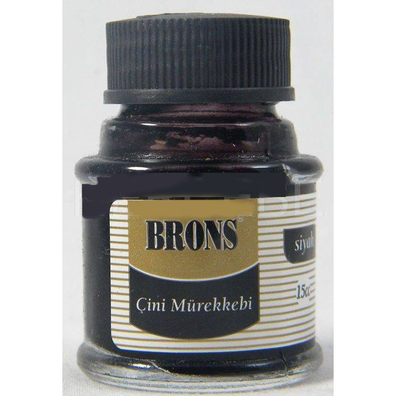 Brons Br-317 Çini Mürekkebi Siyah 20cc