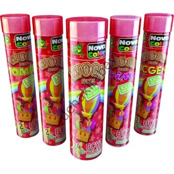 NOVACOLOR KURU BOYA ÜÇGEN TÜP 12`Lİ NC-411