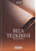 Rıza Tezkiresi, Gencay Zavotçu, Sahhaflar Kitap Sarayı