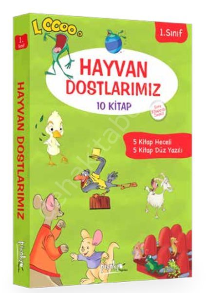 1. Sınıf Hayvan Dostlarımız Serisi (10 Kitaplık Set), Pinokyo Yayınları