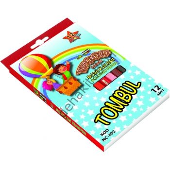 Nova Color KURU BOYA TOMBUL 12`Lİ UZUN NC-406