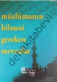 Müslümanın Bilmesi Gereken Mevzular