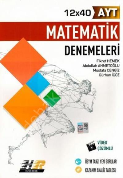 AYT Matematik 12x40 Denemeleri 2020, Hız Ve Renk Yayınlar