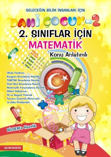 Dahi Çocuk 2. Sınıflar için Matematik Konu Anlatımlı, Altın Nokta Yayınevi