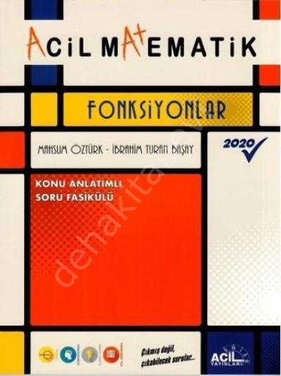 TYT Acil Matematik KA-SB Fonksiyonlar - 2020, Acil Yayınları