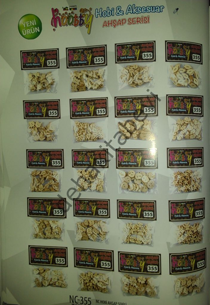 Nova Color Hobi & Aksesuar, 355 Ahşap Serisi 40 paket