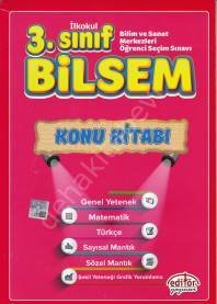 3.Sınıf BİLSEM Hazırlık Konu Kitabı , Editör Yayınevi