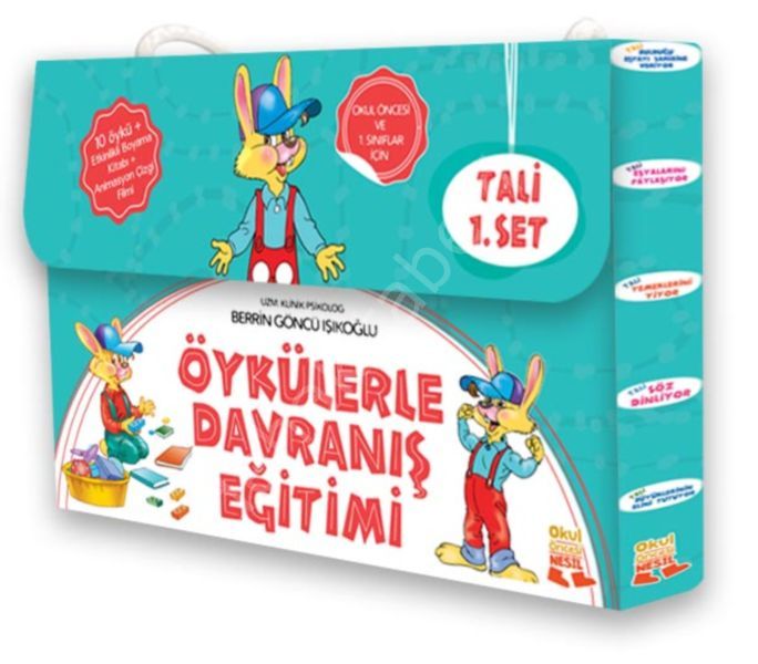 Tali-1 Davranış Eğitimi  (Set-1) 10 Kitap (3-6 Yaş), Nesil Çocuk Yayınları