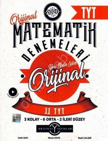Tyt Orijinal Matematik Denemeleri  2020, Orjinal Yayınları
