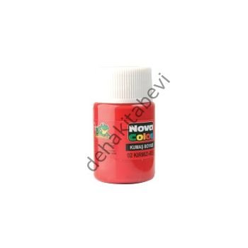 Nova Color Kırmızı Kumaş Boyası 35 cc Şişe, NC-160