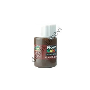 Nova Color Kahverengi Kumaş Boyası 35 cc Şişe, NC-165
