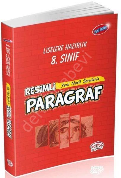 8. Sınıf Resimli Yeni Nesil Sorularla Paragraf Ekonomik Baskı , Editör Yayınevi