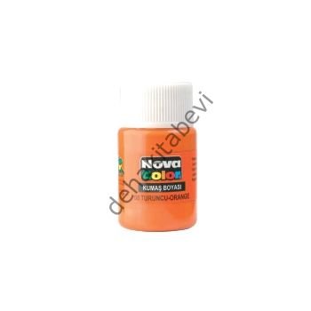 Nova Color Turuncu Kumaş Boyası 35 cc Şişe, NC-166