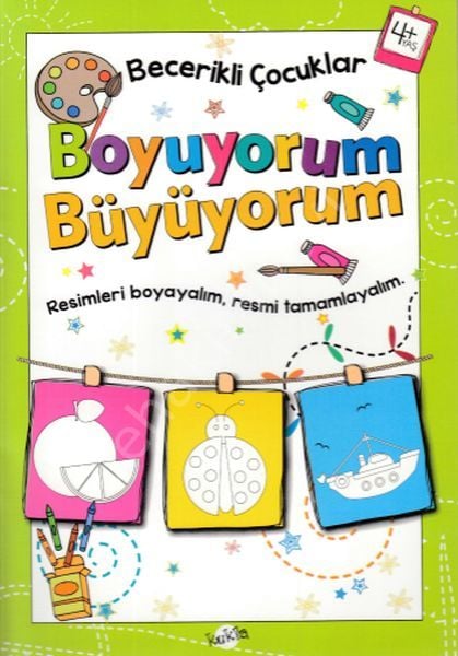 Becerikli Çocuklar 4 Yaş Ve Üstü - Boyuyorum Büyüyorum, Kukla Yayınları