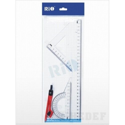 RİO EKONOMİK ÇİZİM SETİ 30 CM PERGELLİ