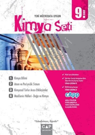 9.Sınıf Anadolu Kimya Seti - 2019-20, Çap Yayınları