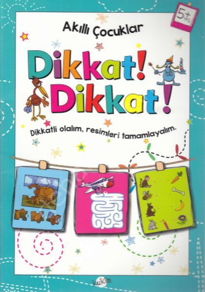 Akıllı Çocuklar 5 Yaş Ve Üstü -  Dikkat, Kukla Yayınları