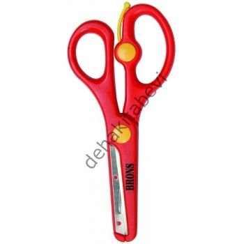 Brons Yaylı Korumalı Öğrenci Makası BR-700