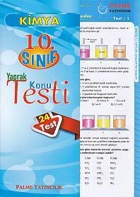Palme 10. Sınıf Kimya Yaprak Konu Testi 24 Test